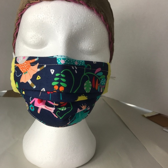 Kids Mask for 9 yrs-teen Cat Fairies cotton soft - Picture 4 of 7